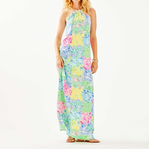 long sleeve tropical dress Blair Chiffon Long Sleeve Tiered Prairie Mini Dress
